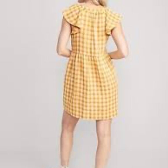*NWT* Old Navy Ladies Flutter-Sleeve Mini Swing Dress  -  Size XS - Picture 4 of 6